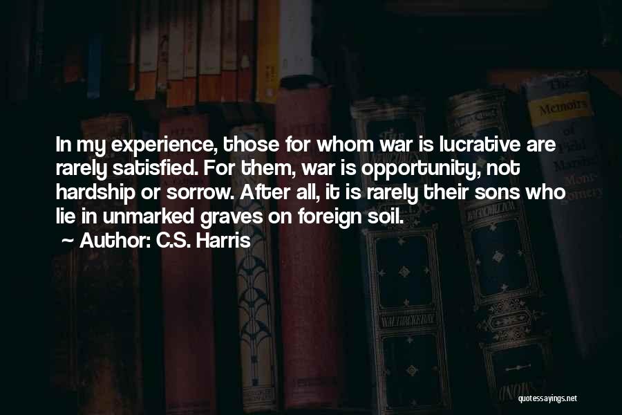War Profit Quotes By C.S. Harris
