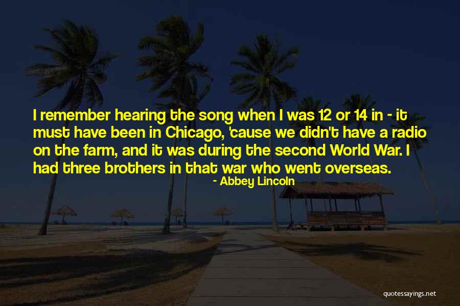 War Radio Quotes By Abbey Lincoln War Radio Quotes By Abbey Lincoln