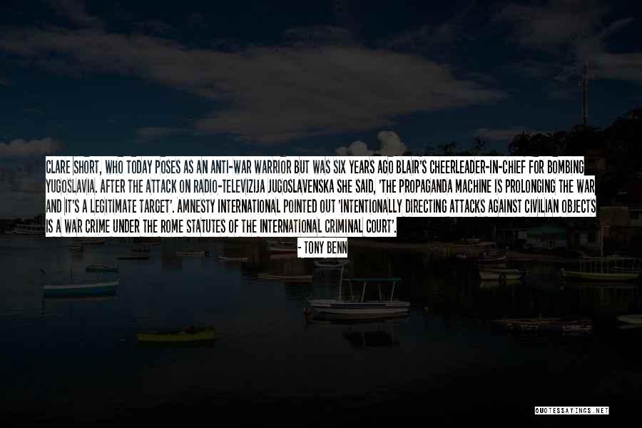 War Radio Quotes By Tony Benn War Radio Quotes By Tony Benn