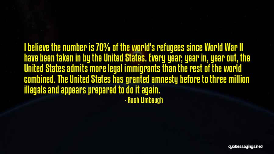 War Refugees Quotes By Rush Limbaugh