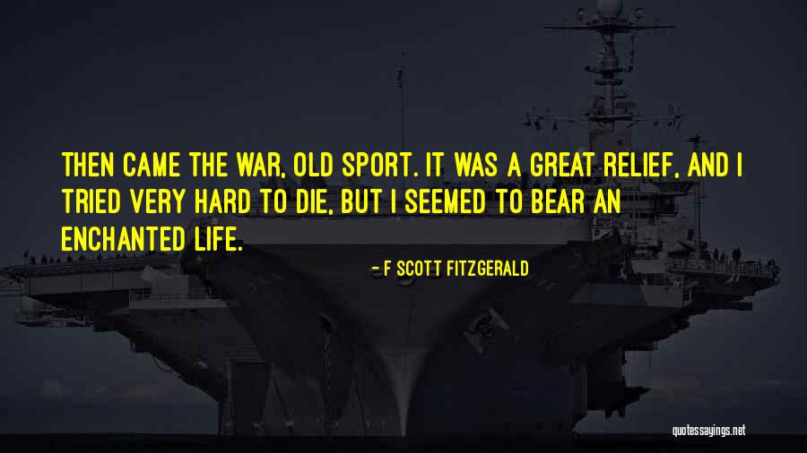 War Relief Quotes By F Scott Fitzgerald War Relief Quotes By F Scott Fitzgerald