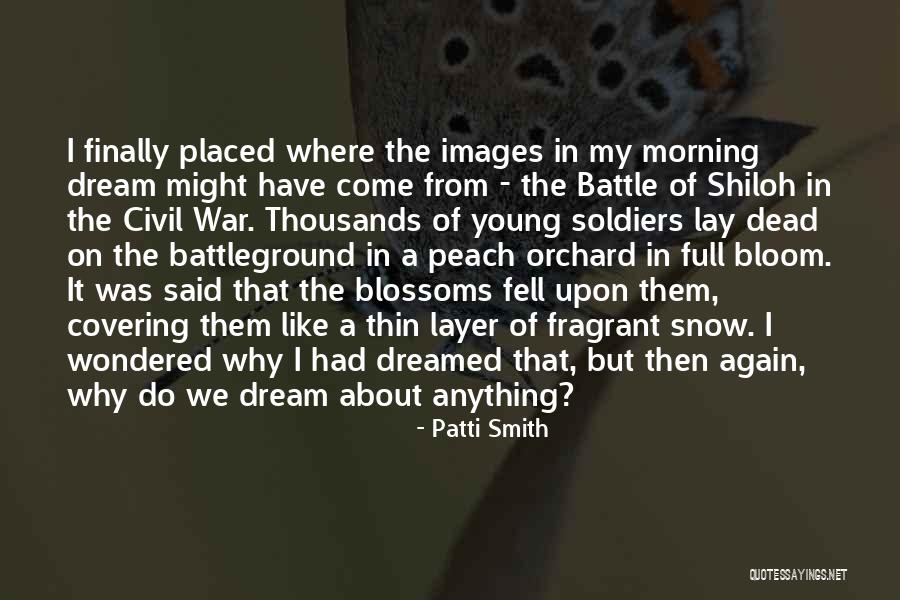 War Soldiers Quotes By Patti Smith