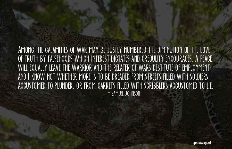 War Soldiers Quotes By Samuel Johnson