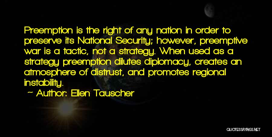 War Strategy Quotes By Ellen Tauscher