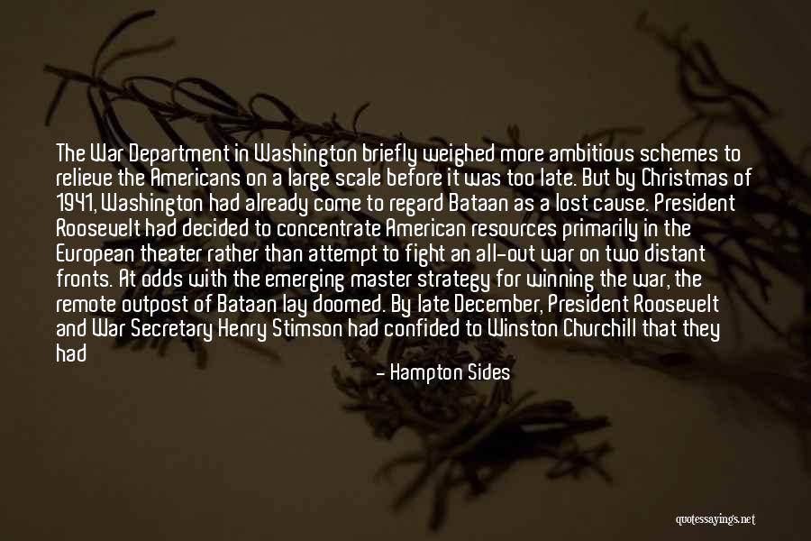 War Winston Churchill Quotes By Hampton Sides