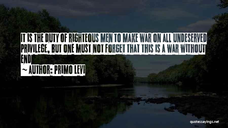 War Without End Quotes By Primo Levi