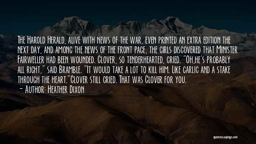 War Wounded Quotes By Heather Dixon