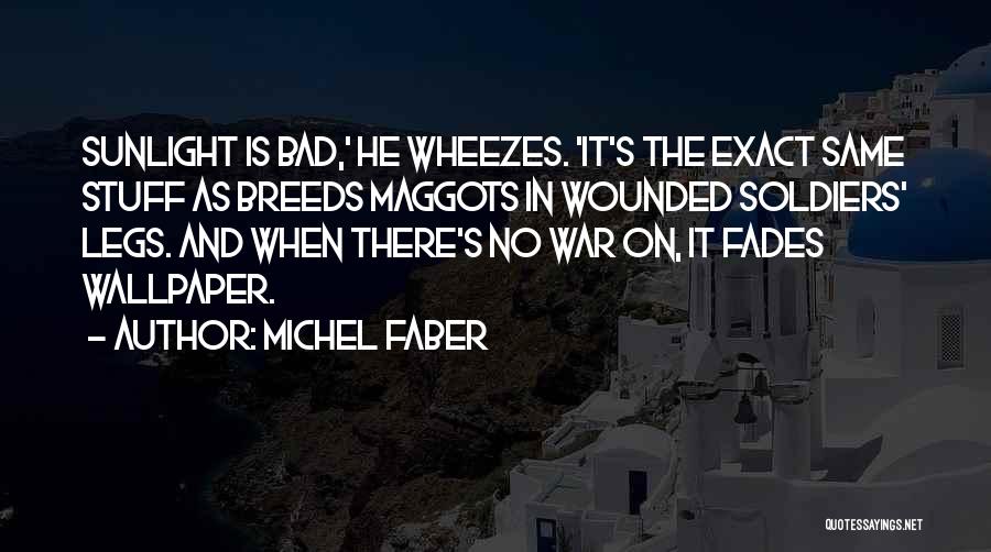 War Wounded Quotes By Michel Faber