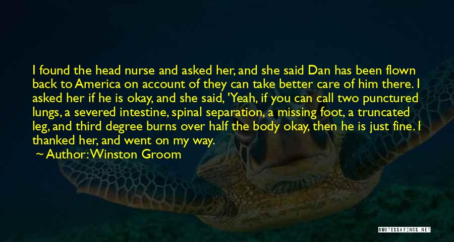 War Wounded Quotes By Winston Groom