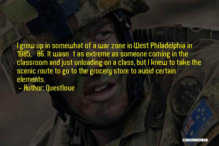 War Zone Quotes By Questlove