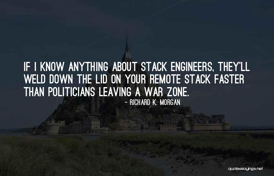 War Zone Quotes By Richard K. Morgan War Zone Quotes By Richard K. Morgan