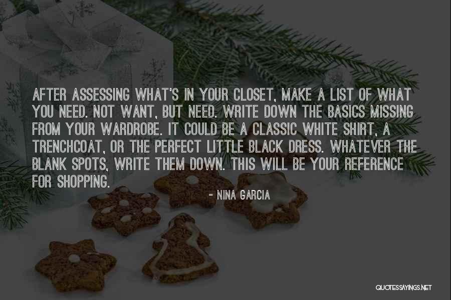 Wardrobe Closet Quotes By Nina Garcia