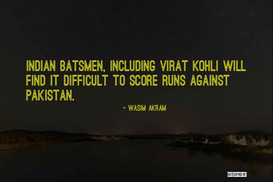 Warfare In A Separate Peace Quotes By Wasim Akram Warfare In A Separate Peace Quotes By Wasim Akram
