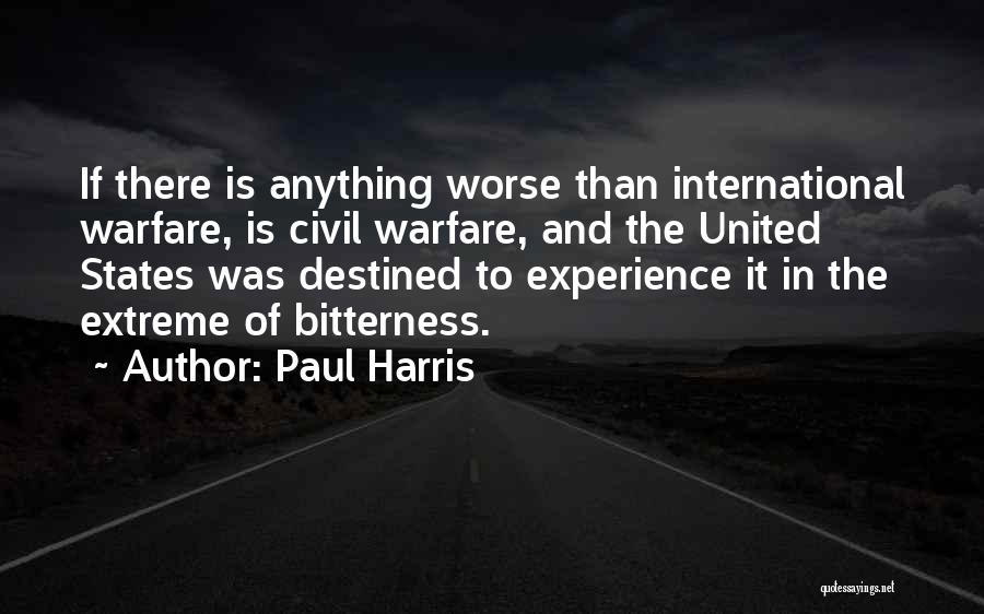 Warfare Quotes By Paul Harris
