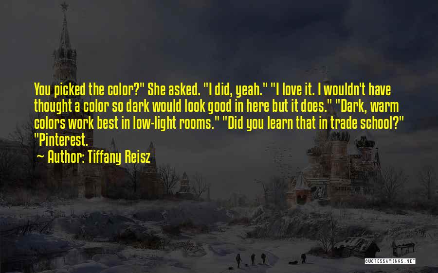 Warm Colors Quotes By Tiffany Reisz