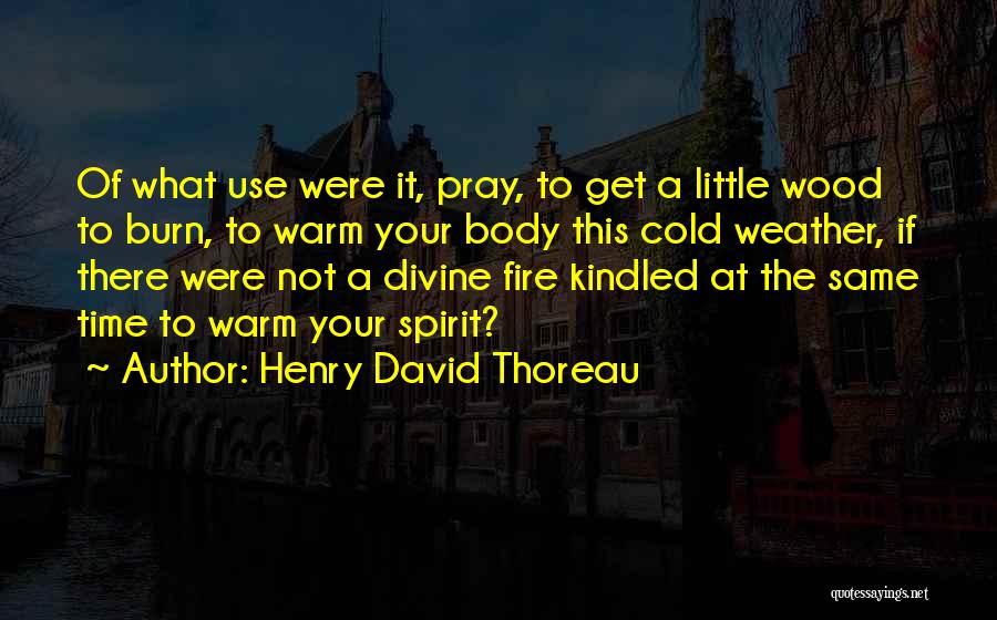 Warm Weather Quotes By Henry David Thoreau