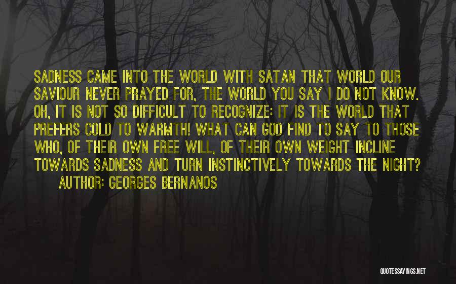 Warmth And Cold Quotes By Georges Bernanos