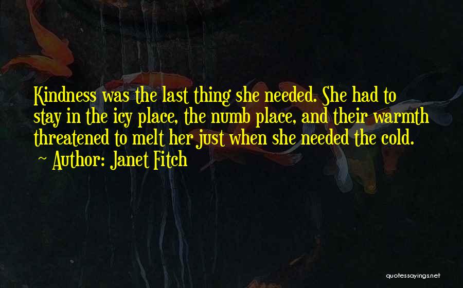 Warmth And Cold Quotes By Janet Fitch