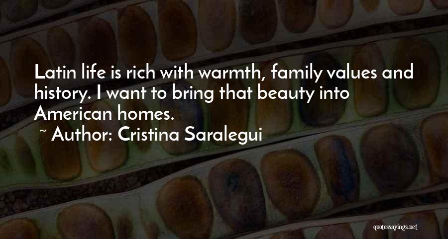 Warmth And Family Quotes By Cristina Saralegui