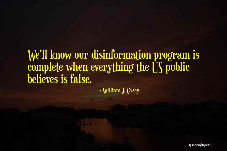 Warnement Auction Quotes By William J. Casey Warnement Auction Quotes By William J. Casey