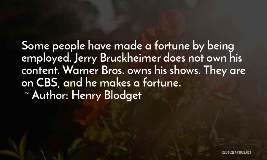 Warner Quotes By Henry Blodget