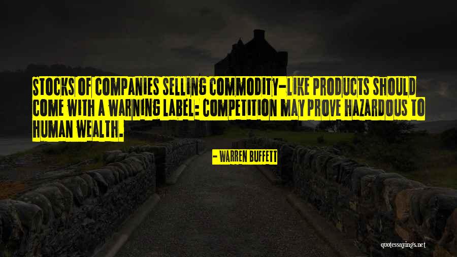 Warning Label Quotes By Warren Buffett