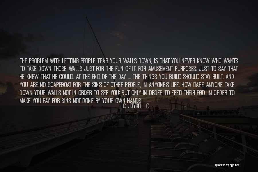 Warnings In Life Quotes By C. JoyBell C.