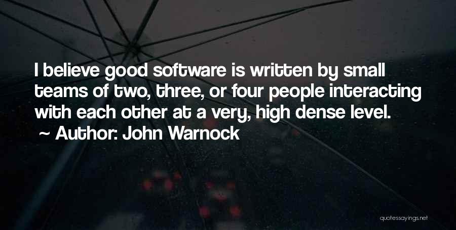 Warnock Quotes By John Warnock