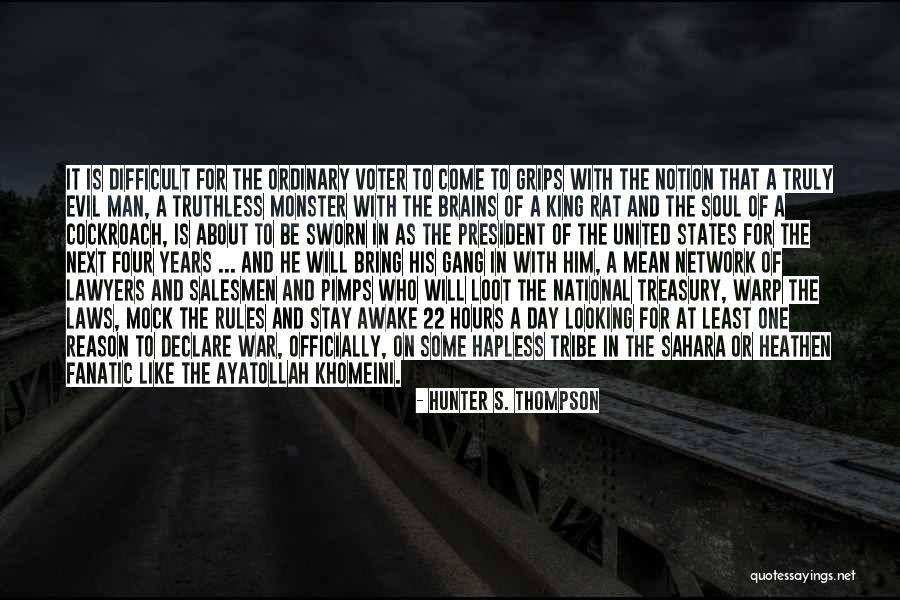 Warp Quotes By Hunter S. Thompson