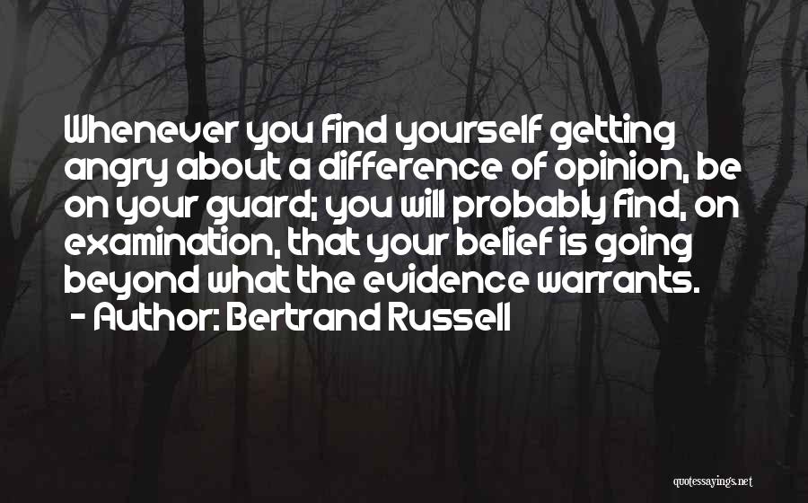 Warrants Quotes By Bertrand Russell