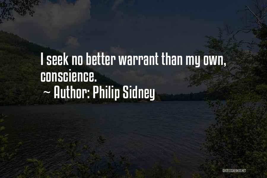 Warrants Quotes By Philip Sidney