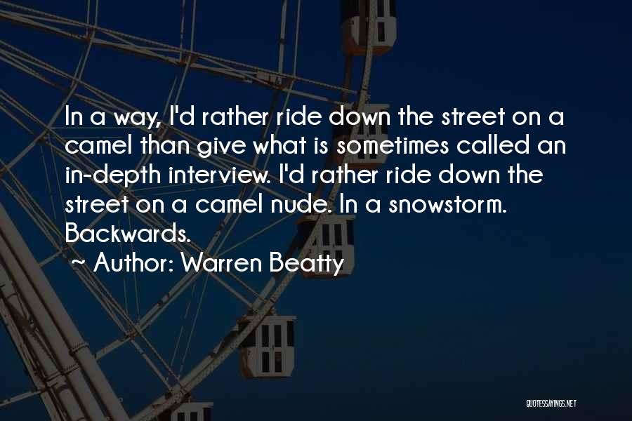 Warren Beatty Quotes 552407