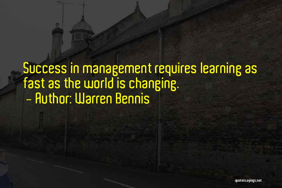 Warren Bennis Quotes 185476