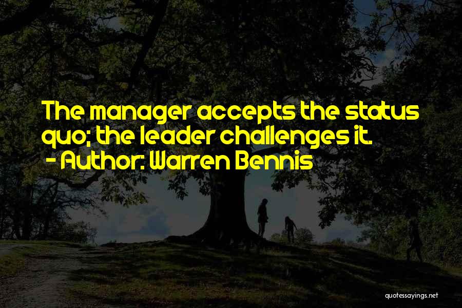 Warren Bennis Quotes 819536