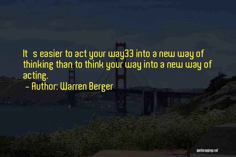 Warren Berger Quotes 967635