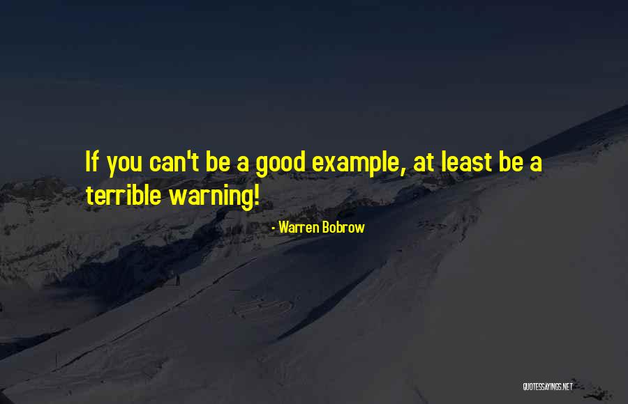 Warren Bobrow Quotes 163424