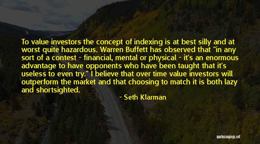 Warren Buffett Market Quotes By Seth Klarman