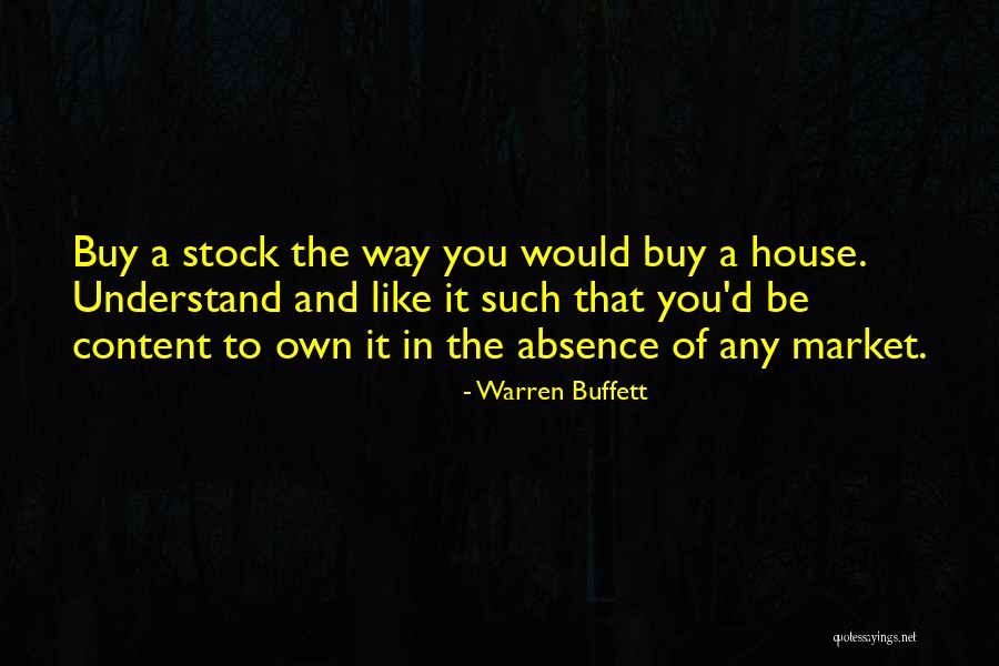 Warren Buffett Stock Quotes By Warren Buffett