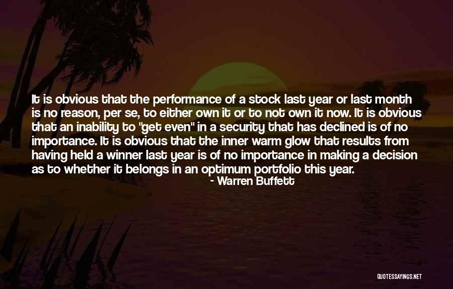 Warren Buffett Stock Quotes By Warren Buffett