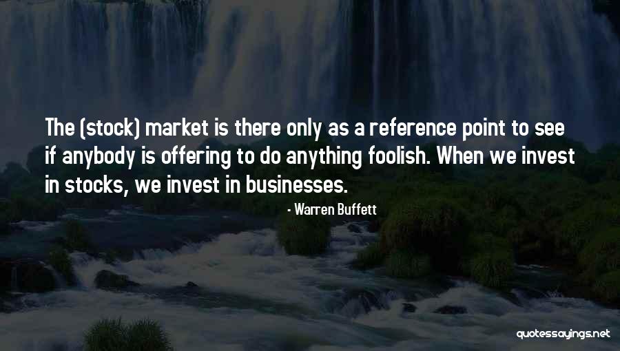 Warren Buffett Stock Quotes By Warren Buffett