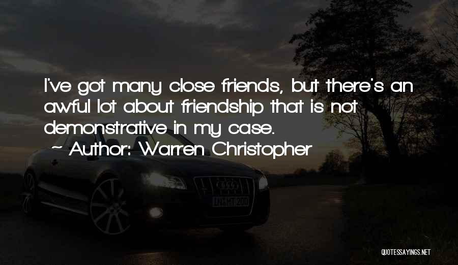 Warren Christopher Quotes 605875