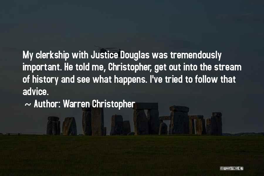 Warren Christopher Quotes 93051