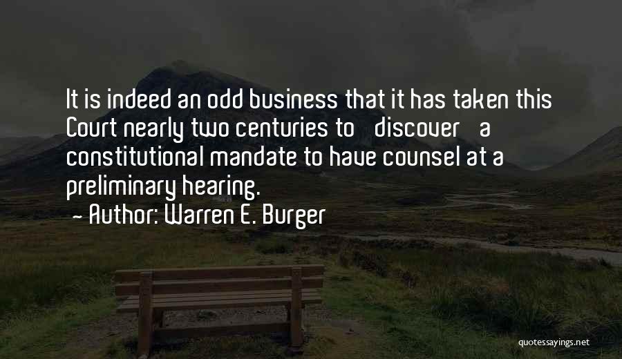 Warren E. Burger Quotes 1940239