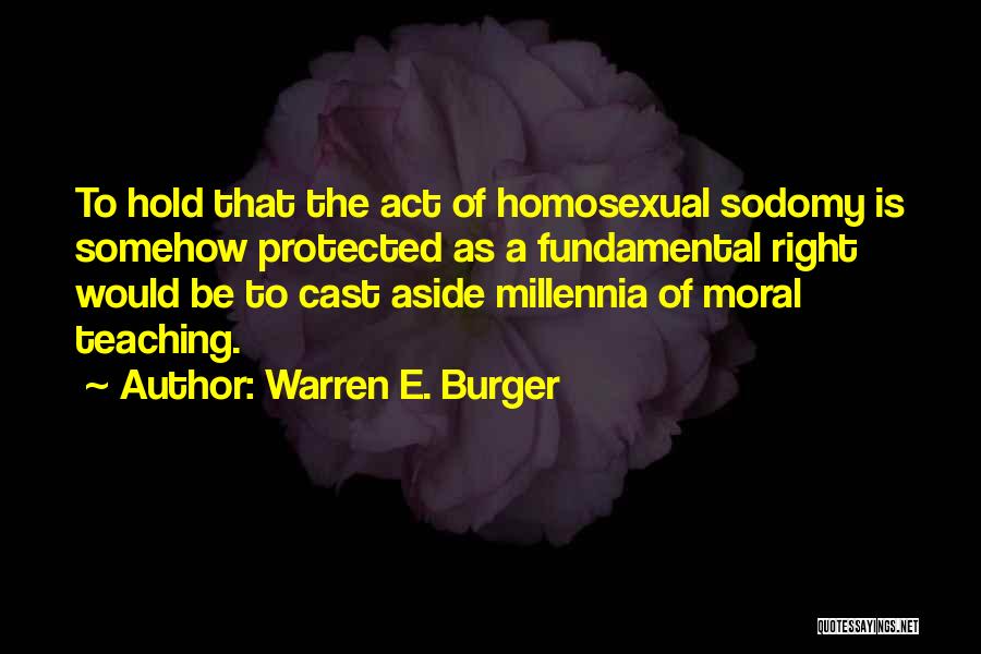 Warren E. Burger Quotes 651488