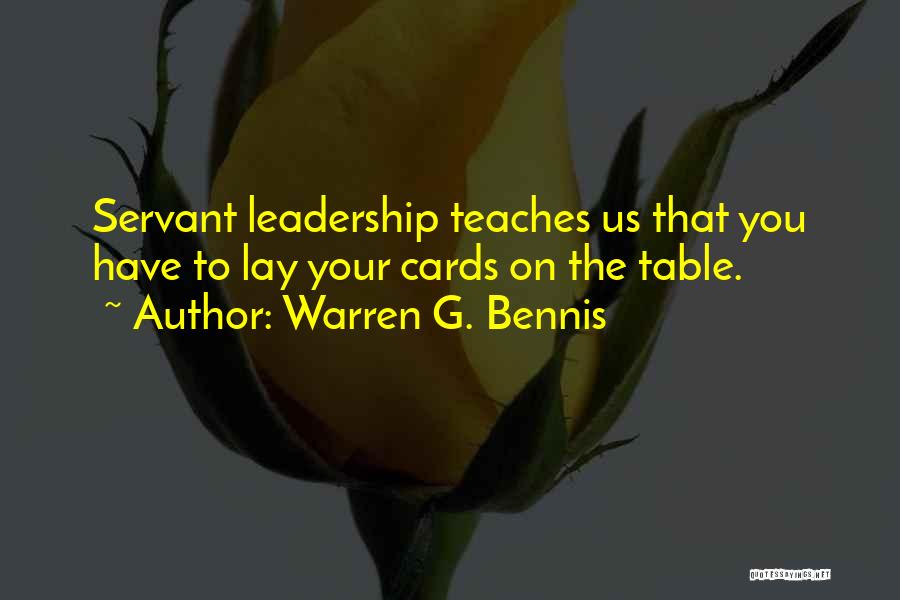 Warren G. Bennis Quotes 1185679