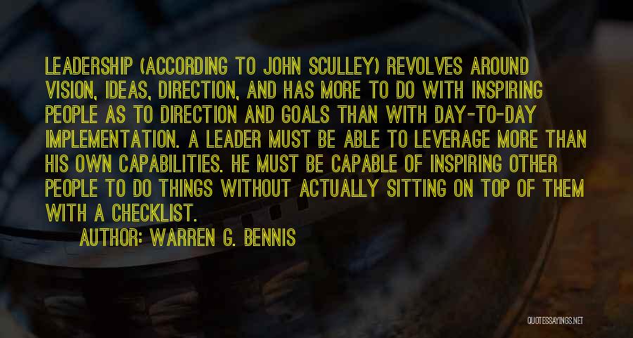 Warren G. Bennis Quotes 146699