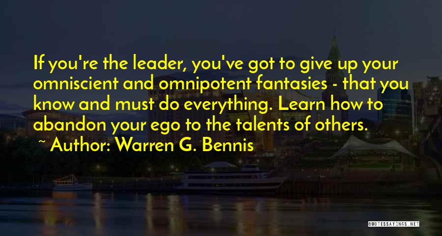 Warren G. Bennis Quotes 1743901