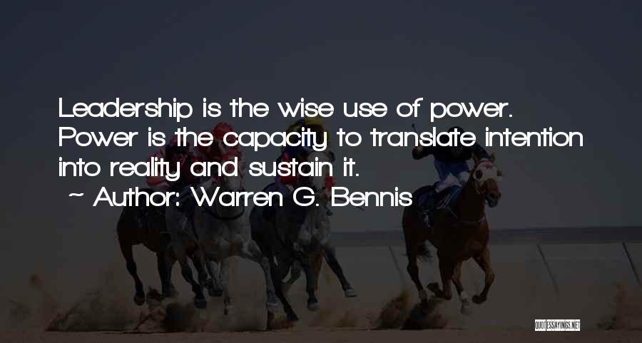 Warren G. Bennis Quotes 305260