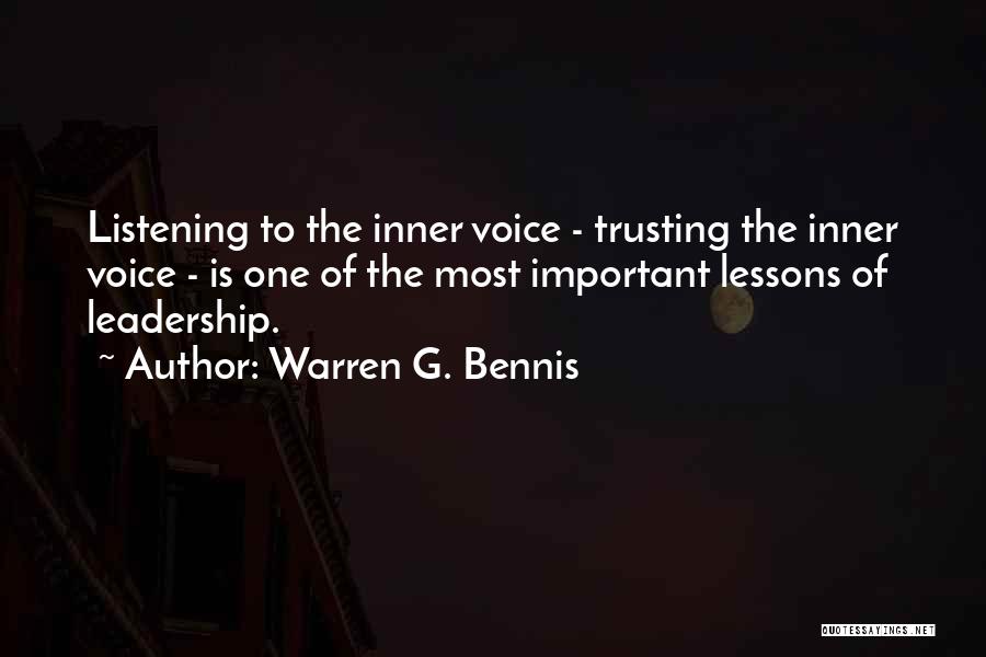 Warren G. Bennis Quotes 503084