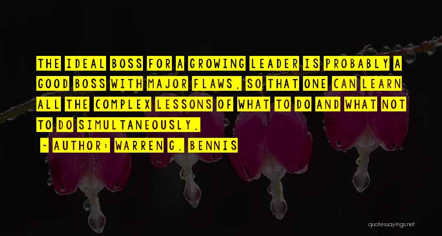 Warren G. Bennis Quotes 524677